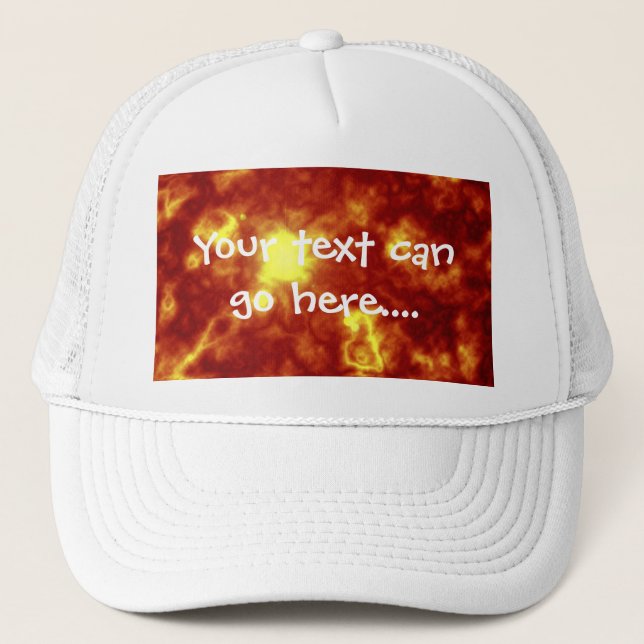 Orange & Yellow Trucker Hat (Front)