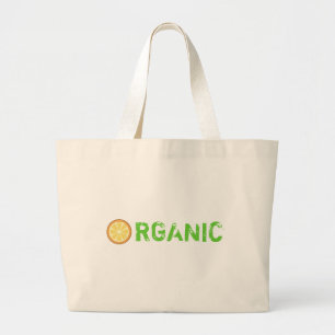 Orange You Organic Large Tote Bag