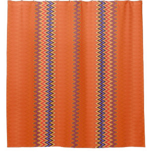 Orange Zigzag