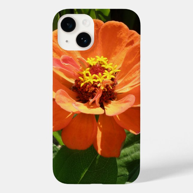 Orange Zinnia Case-Mate iPhone Case (Back)