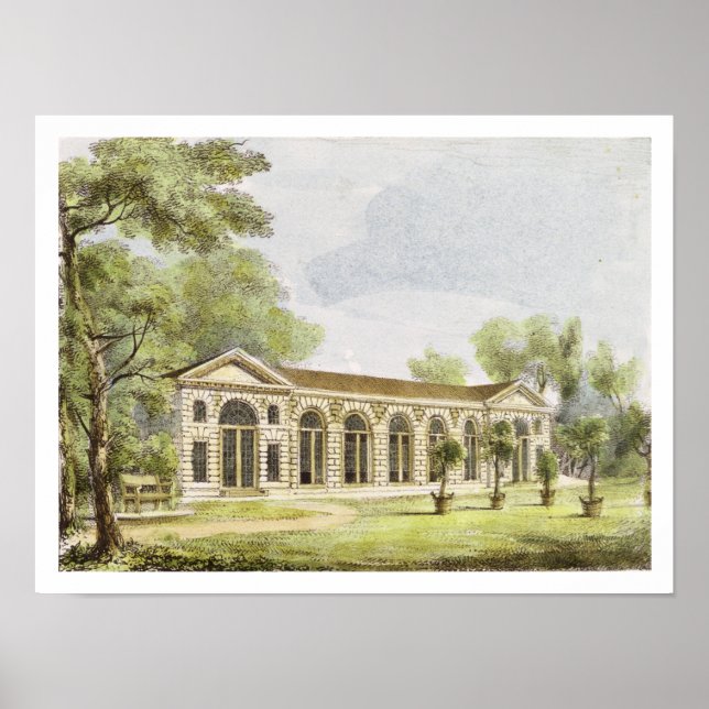 Orangery, Kew Gardens, plate 11 from 'Kew Gardens: Poster (Front)