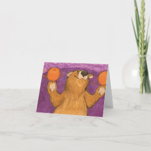 Oranges and a Bear / Note Card
