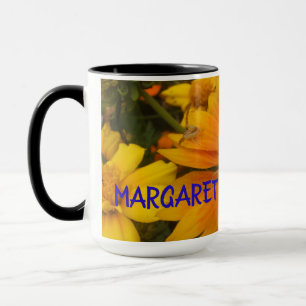 Oranges and Lemons Blanketflower With Crab Spider Mug