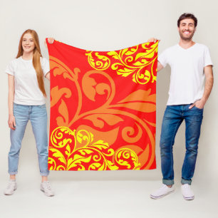 Oranges and Lemons Fleece Blanket