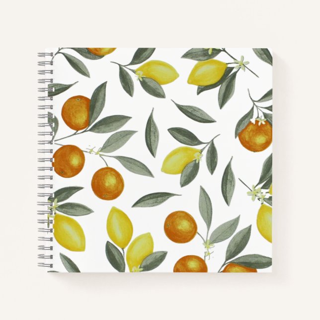 Oranges and lemons notebook (Front)