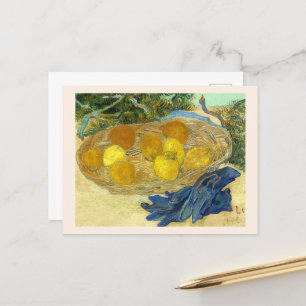 Oranges and Lemons with Blue Gloves by Van Gogh Postcard