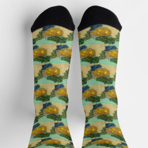 Oranges and Lemons with Blue Gloves by Van Gogh Socks