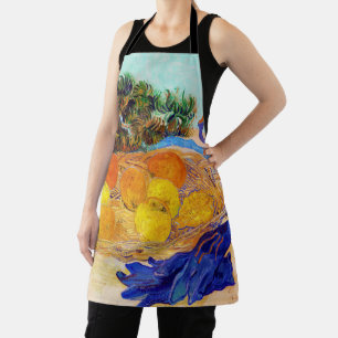 Oranges and Lemons with Blue Gloves, Van Gogh Apron