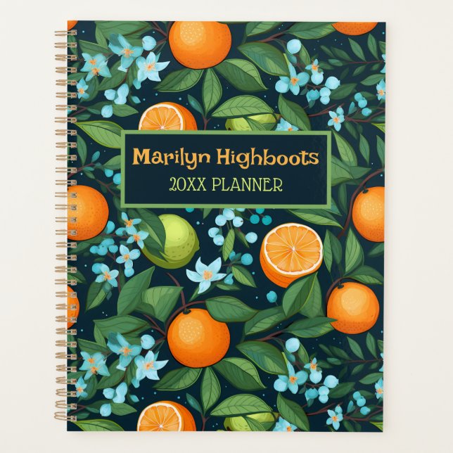 Oranges and Limes Planner (Front)