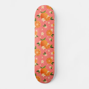 Oranges and orange blossom joy skateboard