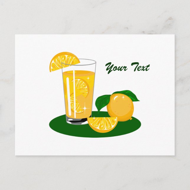 Oranges and Orange Juice Postcard (Front)