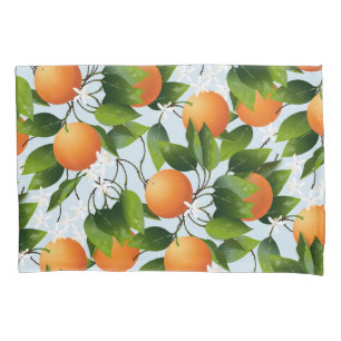 Oranges Citrus Fruit Floral Pillowcase