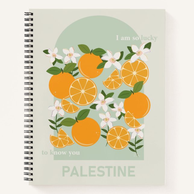 Oranges de Palestine, carnet coloré (Devant)