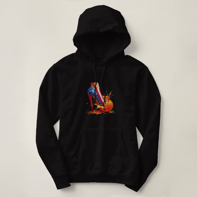 Oranges écrasantes à talons hauts Kamala Harris Ts (Design devant)