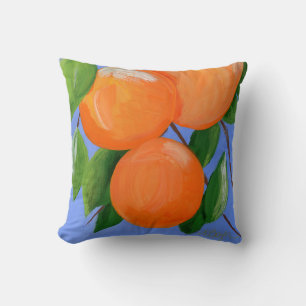 Oranges for All Throw Pillow