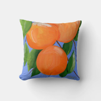 Oranges for All Throw Pillow