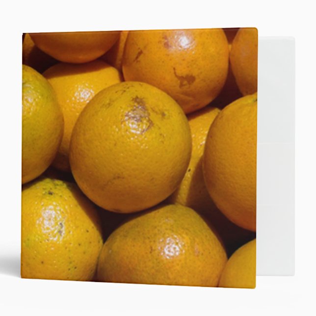 Oranges fruit Florida market orange  Binder (Front/Inside)