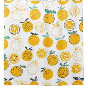 Oranges fruits seamless pattern