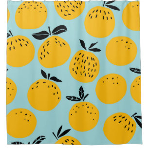 Oranges fruits seamless pattern