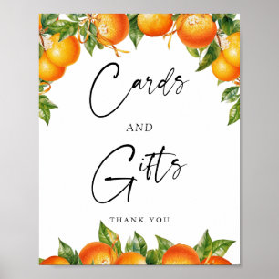 Oranges Lemon Citrus Cards and Gifts Sign