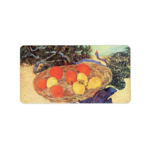 oranges, lemons and blue gloves by Van Gogh Label