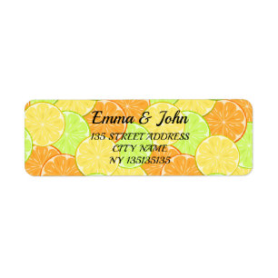 Oranges lemons lime fruit personalized
