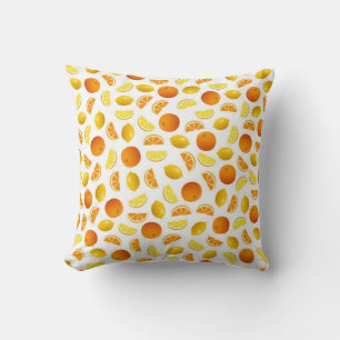 Oranges & Lemons Throw Pillow