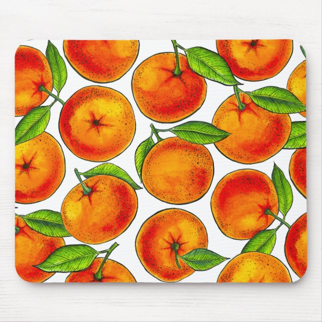 Oranges Mouse Pad (Front)