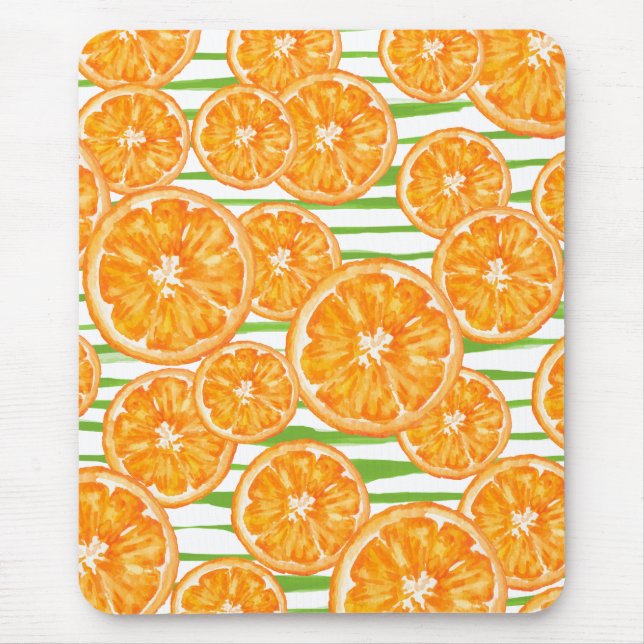 Oranges Mouse Pad (Front)