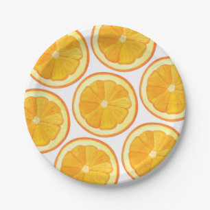 Oranges - Paper Plates