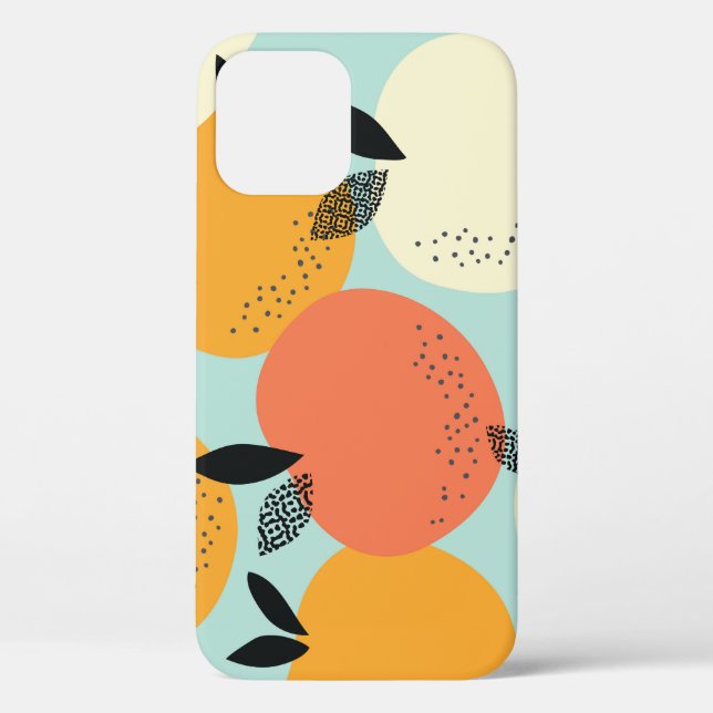 Oranges Pattern: Vibrant Seamless Design. Case-Mate iPhone Case (Back)