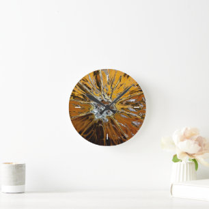 ORANGES ROUND CLOCK