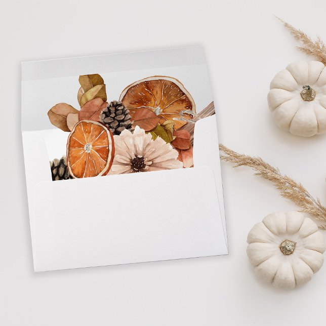 Oranges Rustic Holiday Envelope (Creator Uploaded)