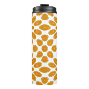 Oranges slices thermal tumbler