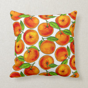 Oranges Throw Pillow