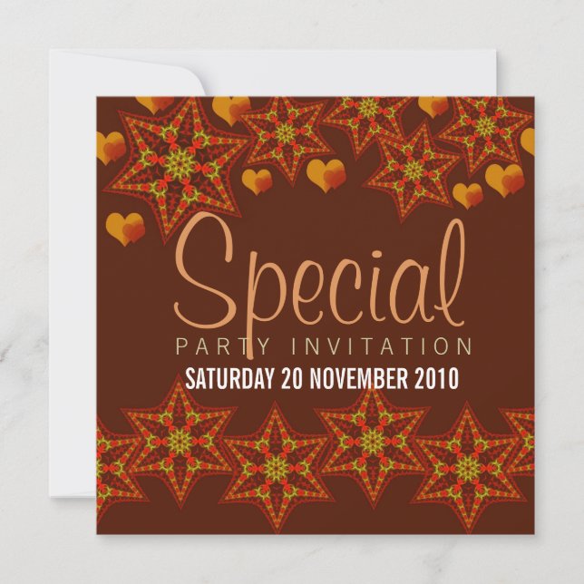 Orangey Goodness Party Invitation spéciale (Devant)