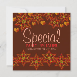 Orangey Goodness Party Special Invitation