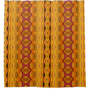 Orangey Ikat