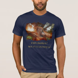 Orangutan & Borneo Jungle Endangered Species Shirt