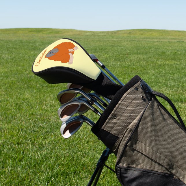 Orangutan Design Golf Head Cover (In Situ)