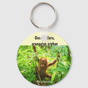 Orangutan George Keychain