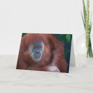 Orangutan Greeting Card