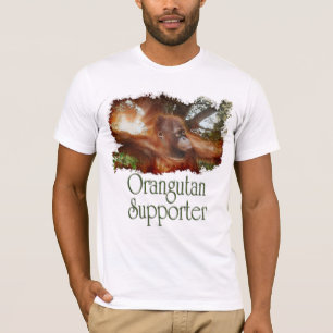 Orangutan in Borneo Jungle Sunlight Wildlife Shirt