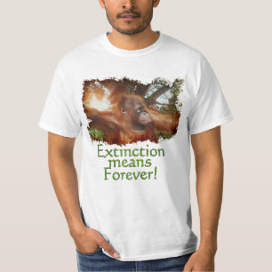 Orangutan & Jungle Wildlife Extinction T-Shirt