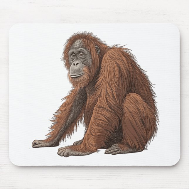 Orangutan Mouse Pad (Front)