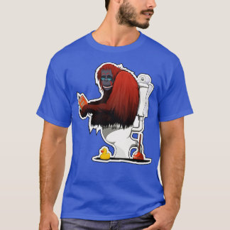 Orangutan on the Toilet T-Shirt