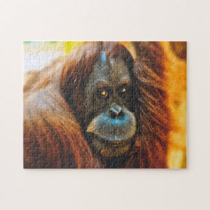 Orangutan Portrait, Jigsaw Puzzle
