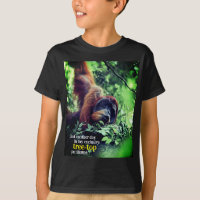 Orangutan relaxing in tree