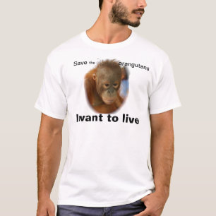 Orangutan Save Endangered Species T-Shirt