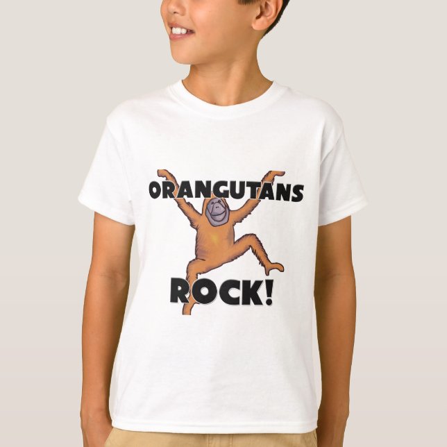 Orangutans Rock T-Shirt (Front)